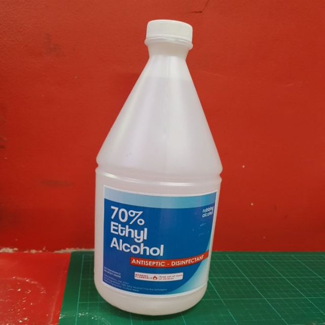 70 Ethyl Alcohol (Rubbing Alcohol) Half Gallon Shopee Philippines