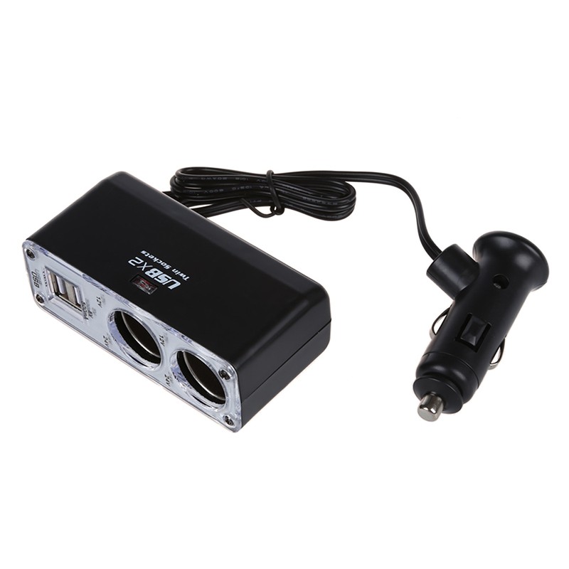 twin usb car charger adapter