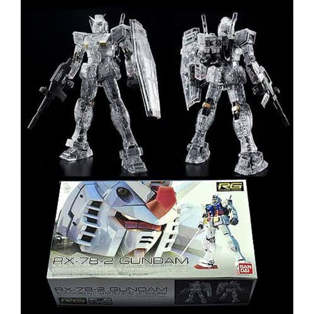 Rg Rx 78 2 Gundam Clear Ver Expo 1 144 Shopee Philippines