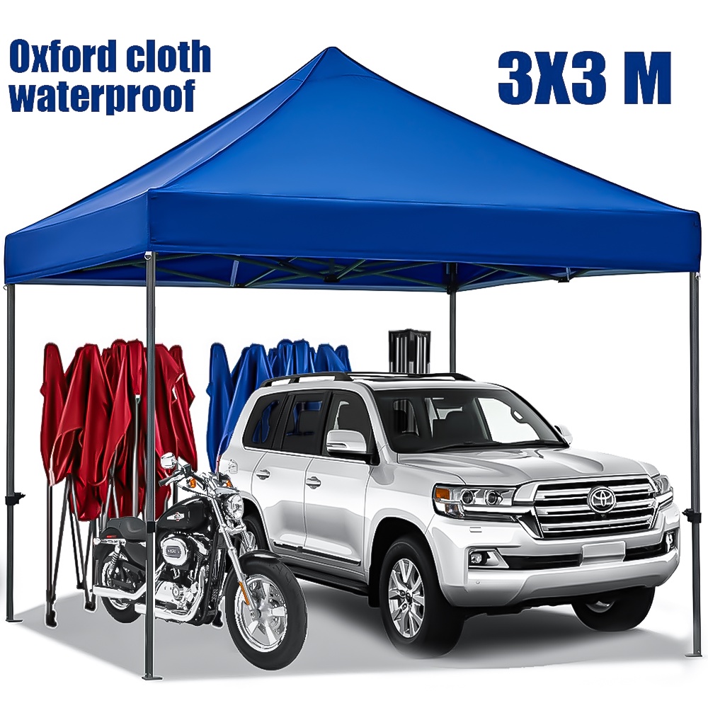 3*3M Tent heavy duty Retractable Tent Complete Set Waterproof Pop Up
