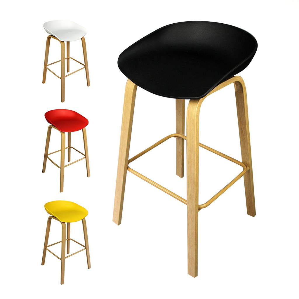 Gift Osiris High Chair Minimalist Modern Style Wooden Stool High