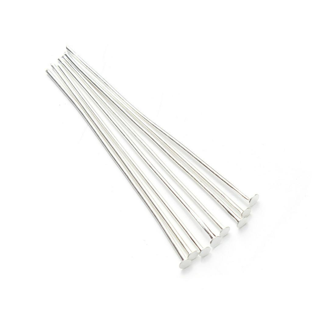 SUPVOX 5 Packs T Pins Vintage Alloy T Shaped Pins Needle Flat Head Pins for DIY Necklace Bracelet Jewelry Making Wigs Sewing Knitting 26mm 
