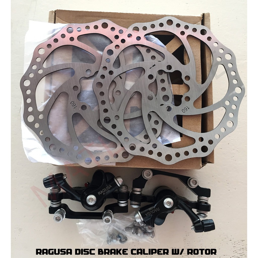 Hydraulic Brake MTB Bike Cycling Disc Brake Set Rotors Front Rear Set w// Rotors