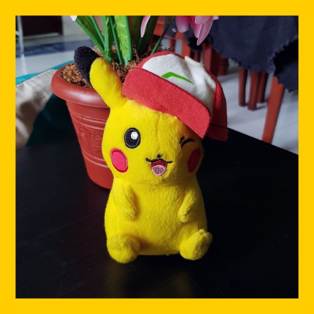 i choose you pikachu plush