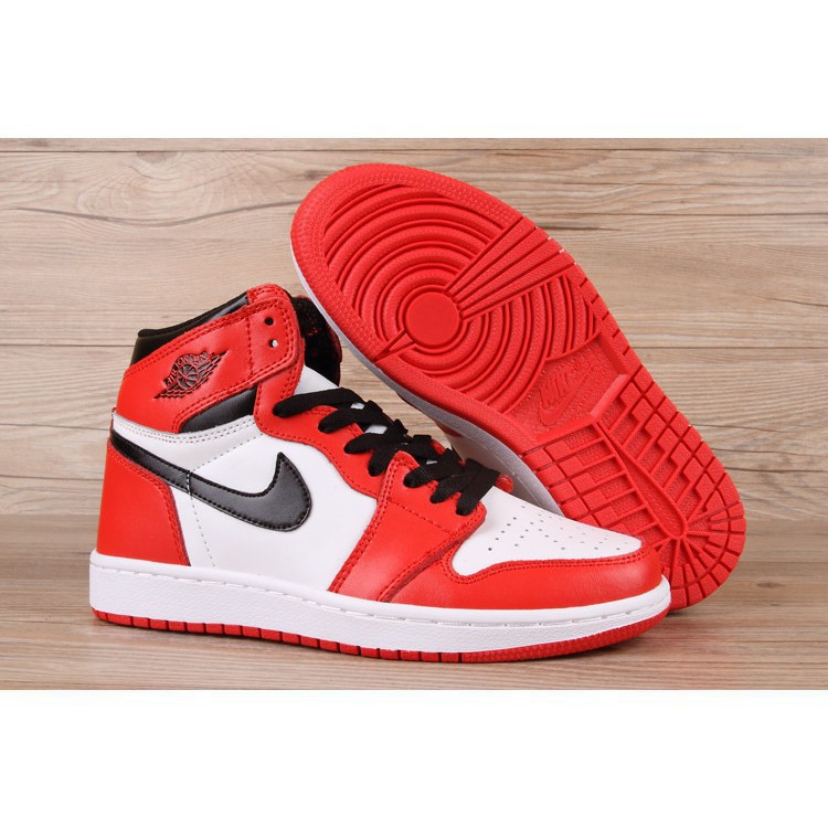jordan ones red and white