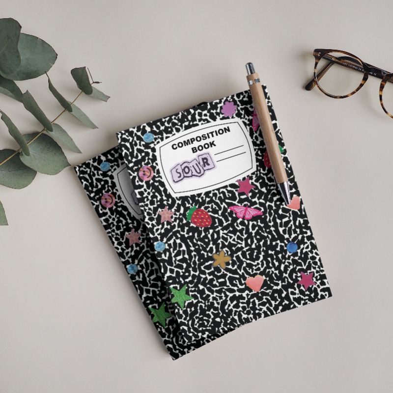 Olivia Rodrigo Sour Composition Notebook (UNOFFICIAL) Shopee