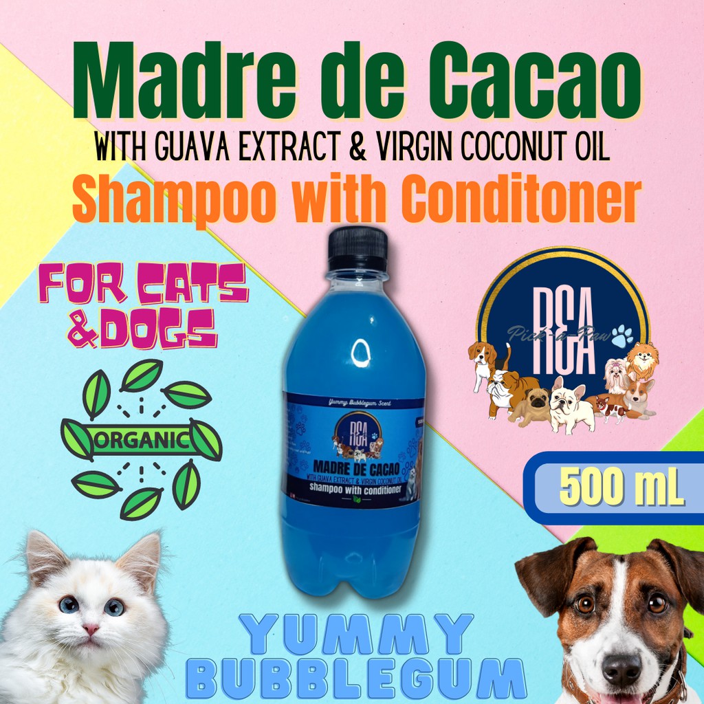 Dog & Cat Shampoo w/ Conditioner Madre de Cacao + Guava & VCO 2 in 1