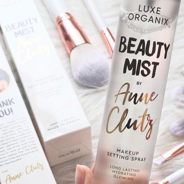 luxe organix beauty mist by anne clutz makeup setting spray Shopee