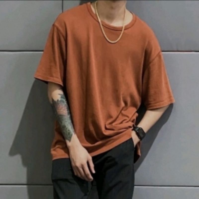 Oversized Shirt PLAIN BASIC SHIRT / Baggy Aesthetic Vintage Shirts /Unisex  clothing/ Korean outfit | Shopee Philippines