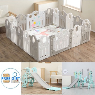16+2 Playpen for baby Guardrail Children Foldable Fence Infant Safety Barriers Indoor Playground #1