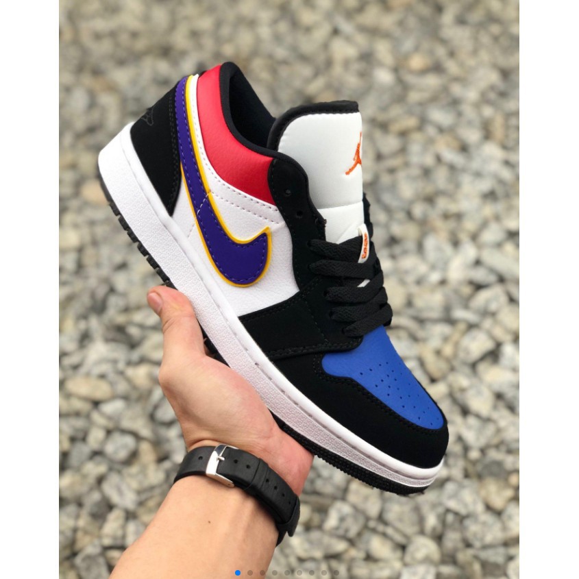 jordan 1 red blue and black