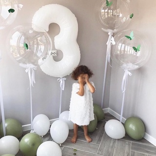 40'' Inch Foil Number Balloon Foil Balloon Birthday (Gold, Rosegold, Silver, Black and White) #7