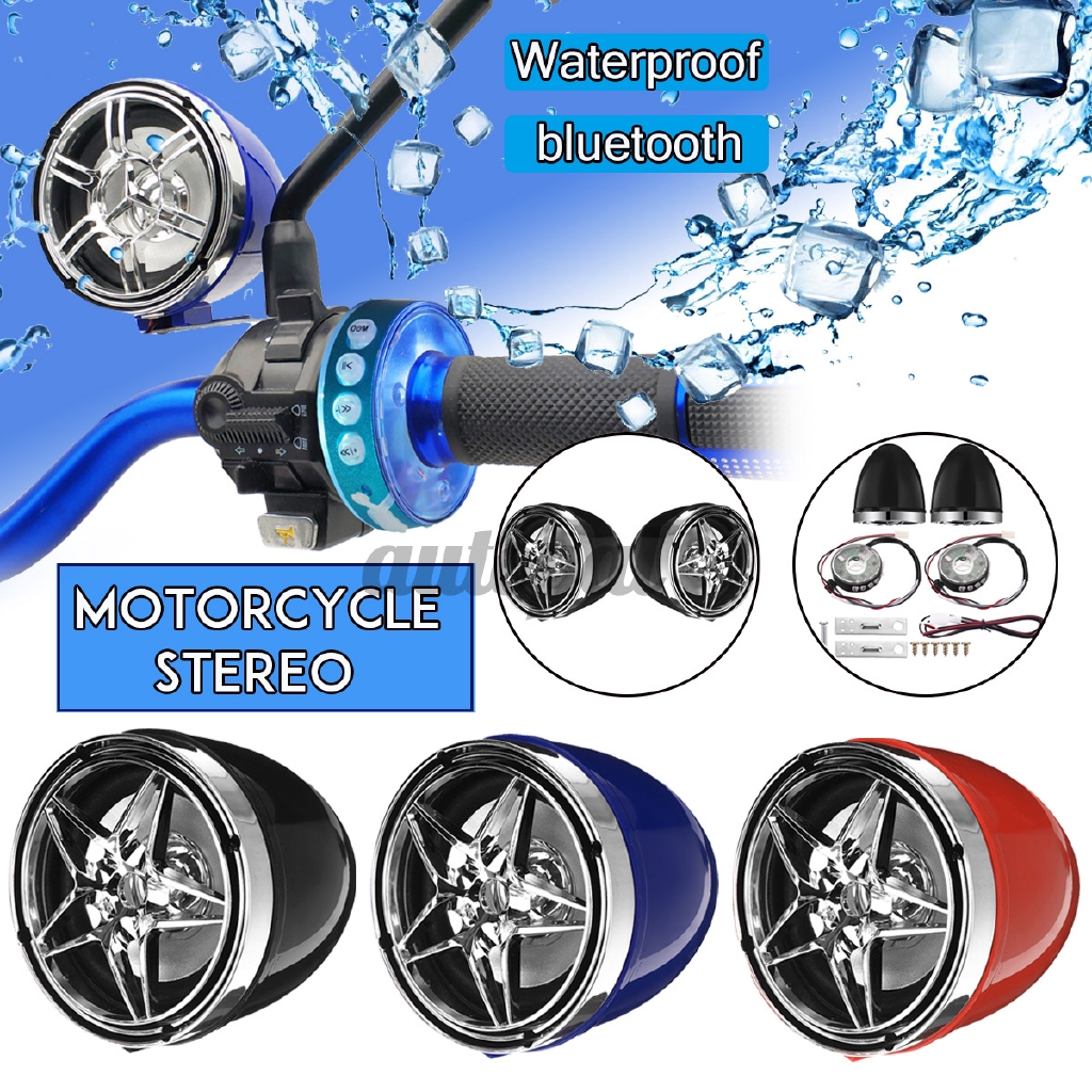 bluetooth speaker motorcycle mount