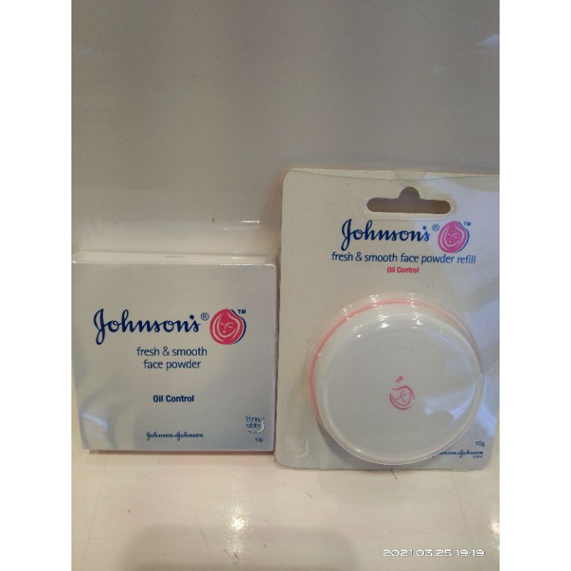 Johnson S Fresh And Smooth Face Powder Oil Control 10g White Beige 169