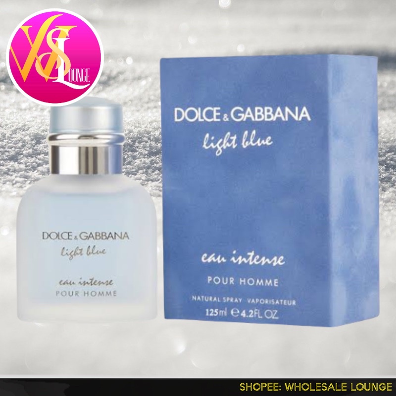 Dolce & Gabbana Light Blue Eau Intense Pour Homme Authentic Perfume ...