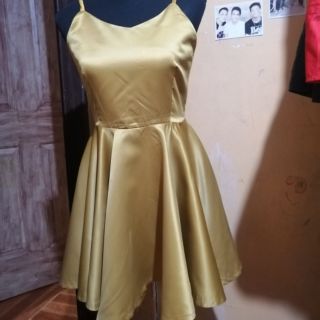 one piece silk dress