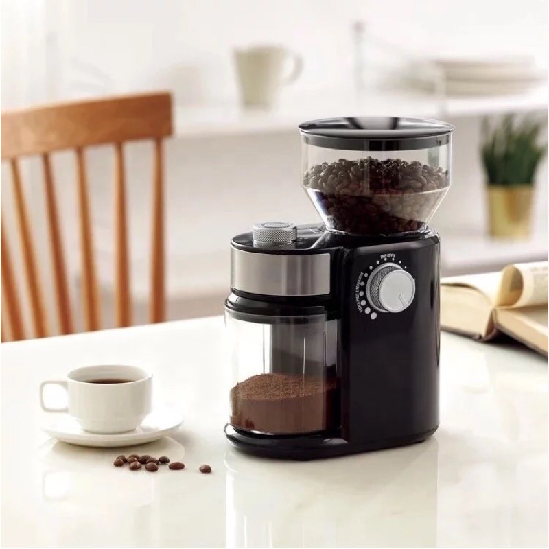 PROFESSIONAL SMALL HOME ELECTRIC PORTABLE ESPRESSO CONICAL BURR BEAN