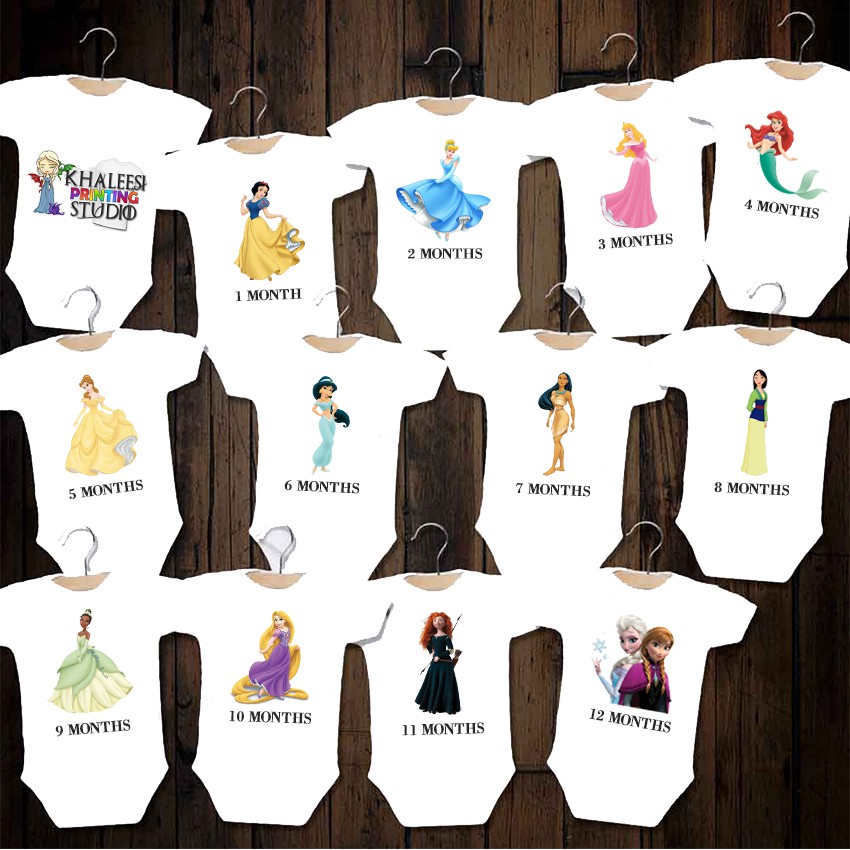 disney princess baby onesie
