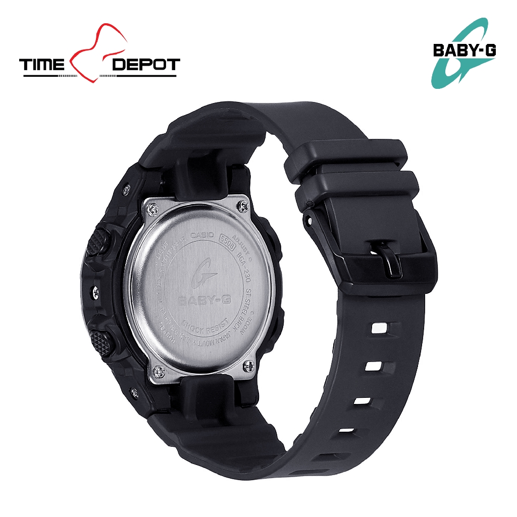 Casio Baby G Women S Black Resin Strap Watch Bga 230 1bdr Shopee Philippines