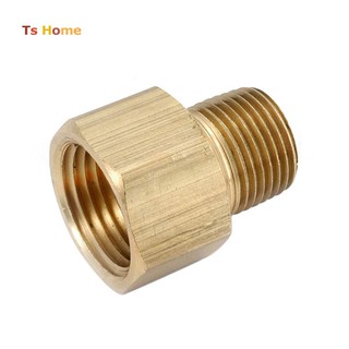 Rib 1 4 Inch Npt Male To 1 2 Inch Npt Female Brass Pipe Fitting Reducer Adapter Shopee Philippines