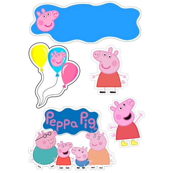 Peppa Pig Cake Topper | Shopee Philippines