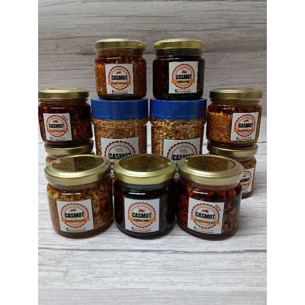 Crunchy Chili Garlic and Chili Oil by Casmot | Shopee Philippines