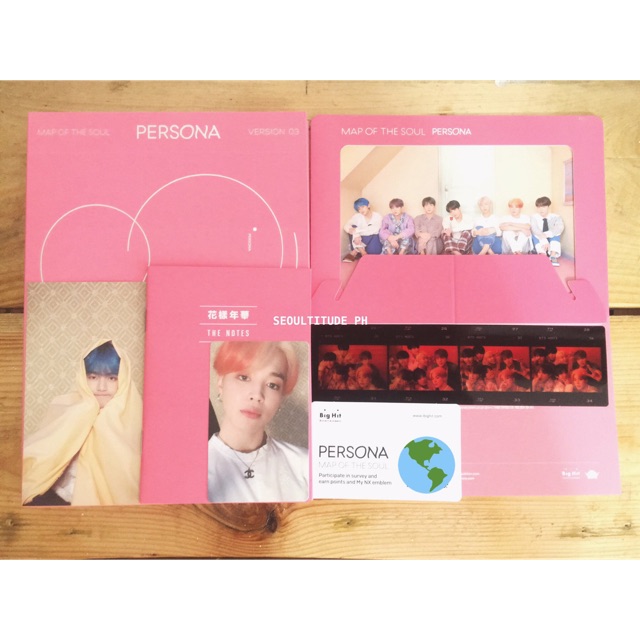 Bts Map Of The Soul Persona Album Version 3 Shopee Philippines