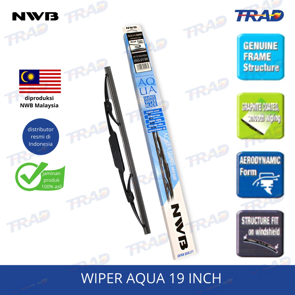 Aqua NWB Front Blade Wiper 19 inch Shopee Philippines