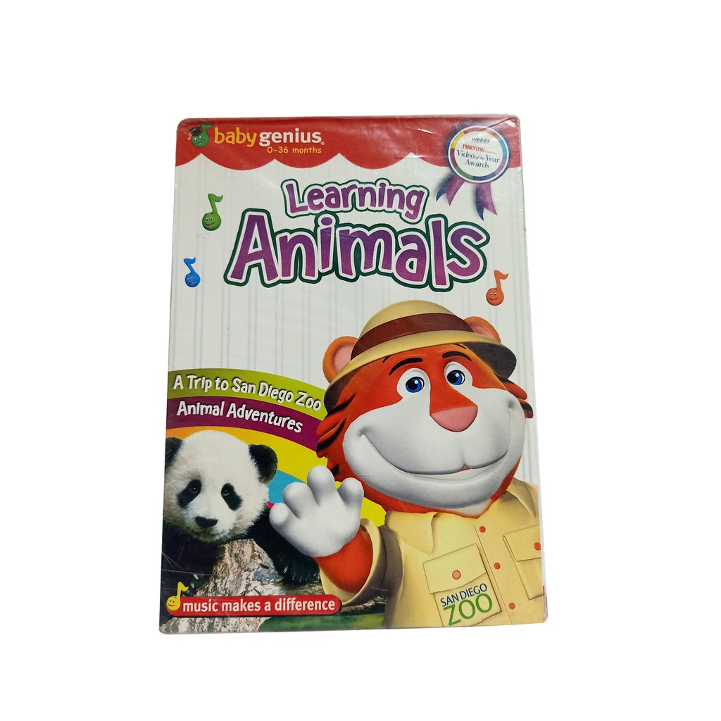 BABY GENIUS 0-36 months - Learning Animals 2 DISC SET (DVD) | Shopee  Philippines