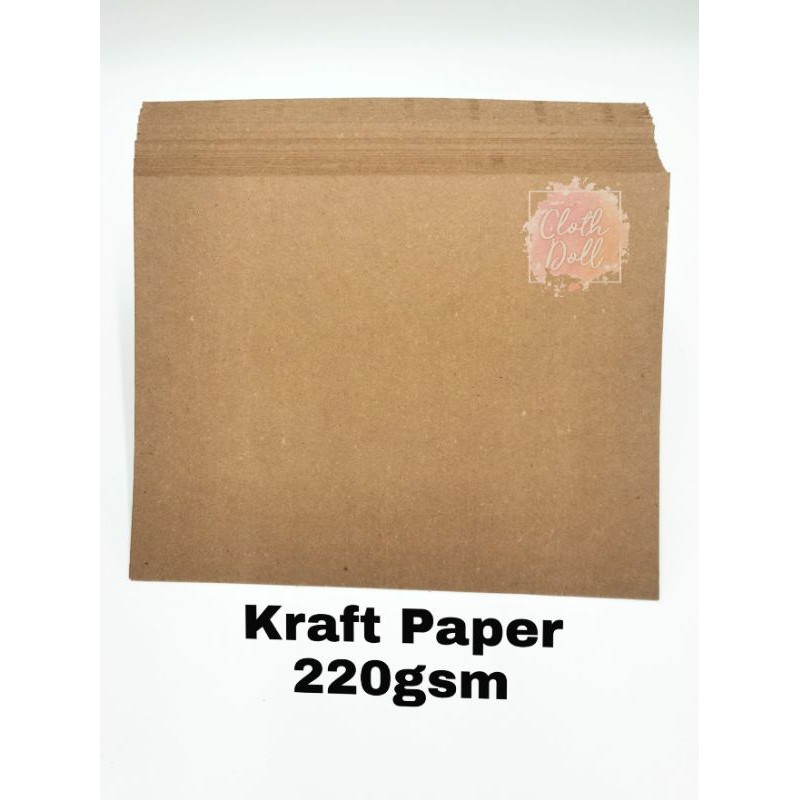 Kraft Paper 220gsm Matte Shopee Philippines