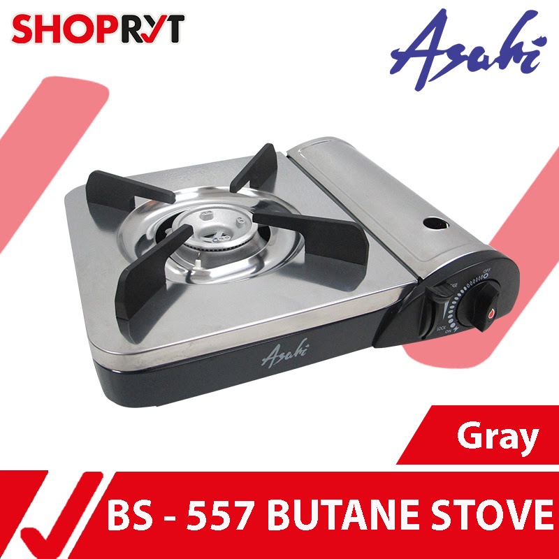 Asahi BS557 Butane LPG Portable Dual Function Gas Stove + Nice Butane