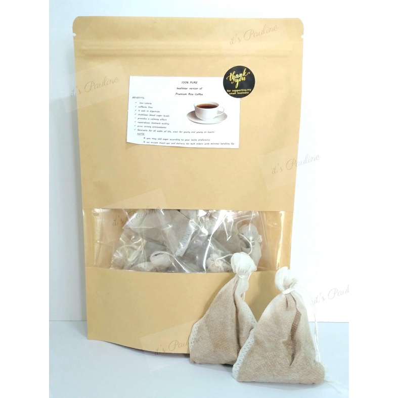 Premium Rice Coffee 155g 100 Pure (Healthier Version) Shopee Philippines