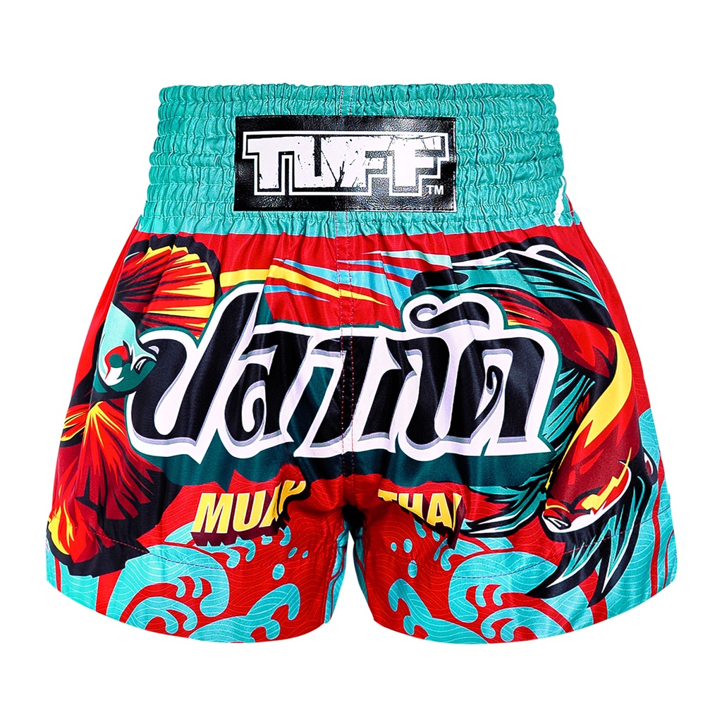 Earth Sunrise Print Muay Thai Boxing Shorts