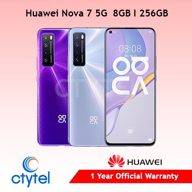 Huawei Nova 7 5g Ntc 1 Year Warranty Shopee Philippines