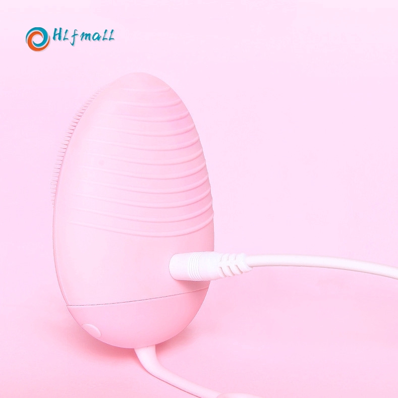 Mini Electric Face Cleaning Brush Pore Cleanser Silicone Facial Massager Brush Waterproof Sonic Skin Scrubber