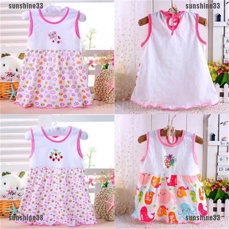 baby girl sleeveless frocks