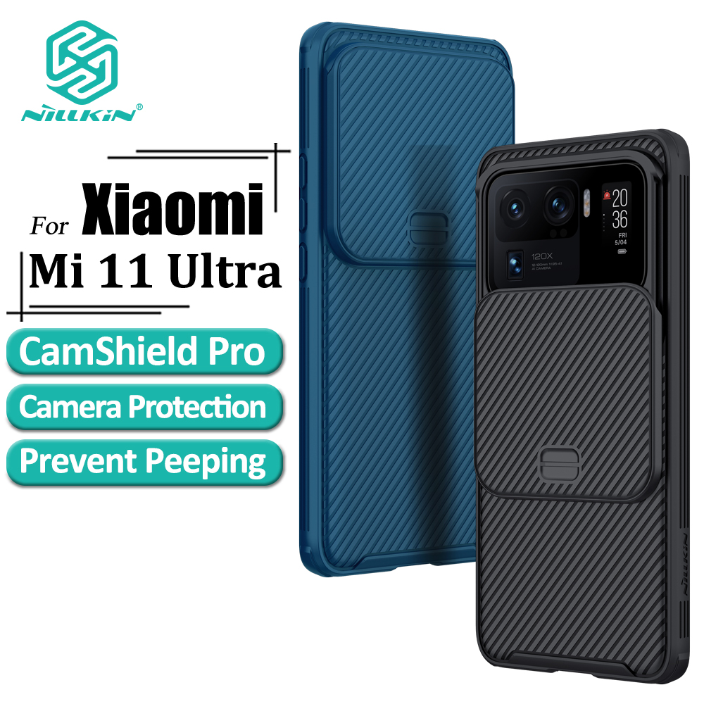 Nillkin Luxury Hard Pc Phone Case For Xiaomi Mi Ultra Camshield Pro With Camera Slide Privacy