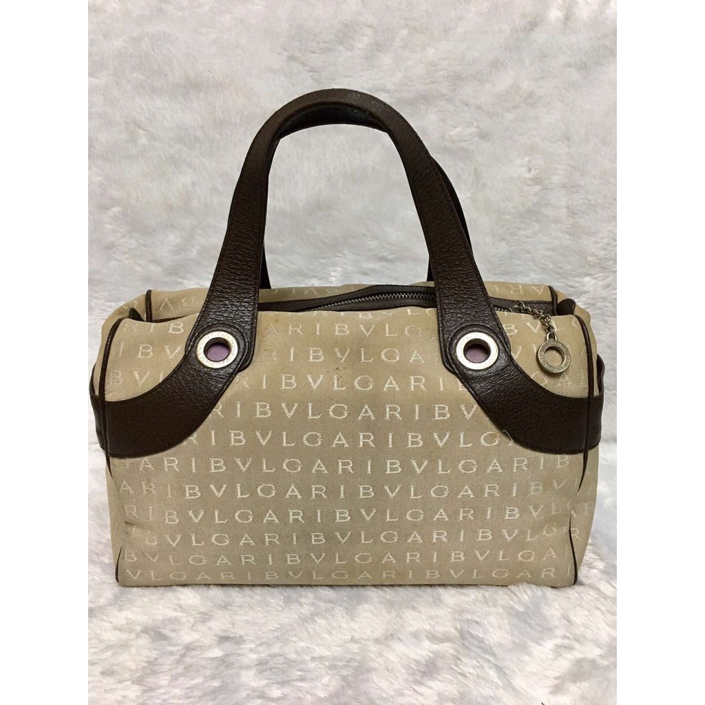 Authentic Pre-loved (Bulgari) Bvlgari Handbag Mini-Boston Bag | Shopee  Philippines
