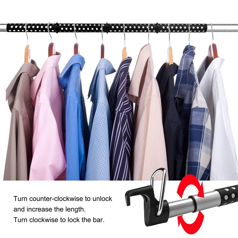 Car Clothes Hanger Expandable Heavy Duty Car Clothes Rack Expandable