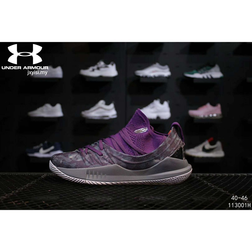 under armour basketball shoes purple