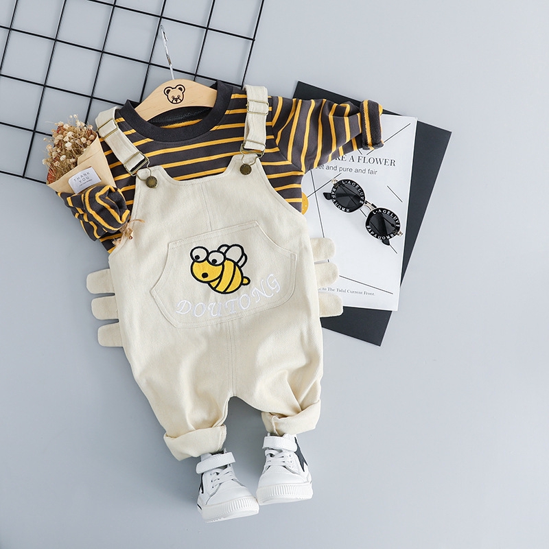 bee print baby clothes