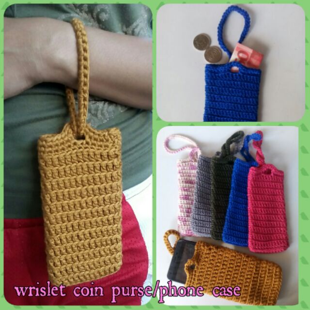 crochet phone purse