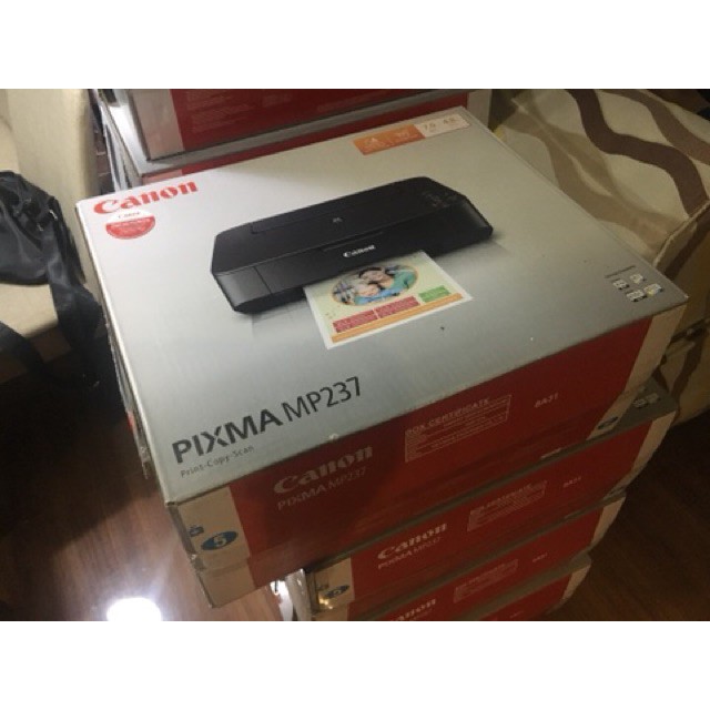 Brand New Original Canon Pixma Mp237 Printer Scanner And Xerox With Ciss Shopee Philippines