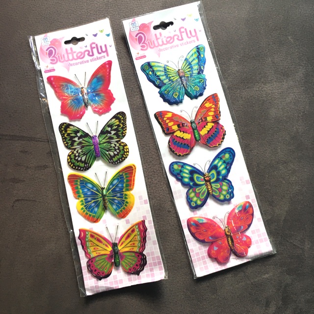 Download 3d Butterfly Sticker Wall Decor Wall Sticker Shopee Philippines