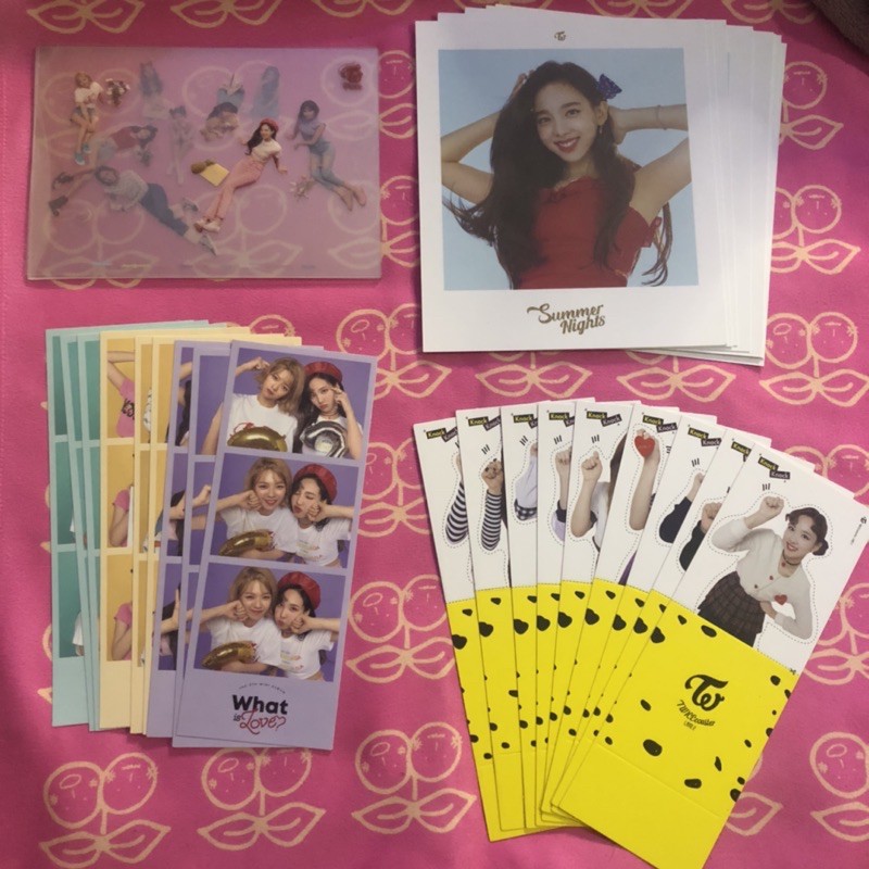 Twice Album Inclusions Postcard Stickers What Is Love Summer Nights Tcl2 Knock Knock Shopee Philippines