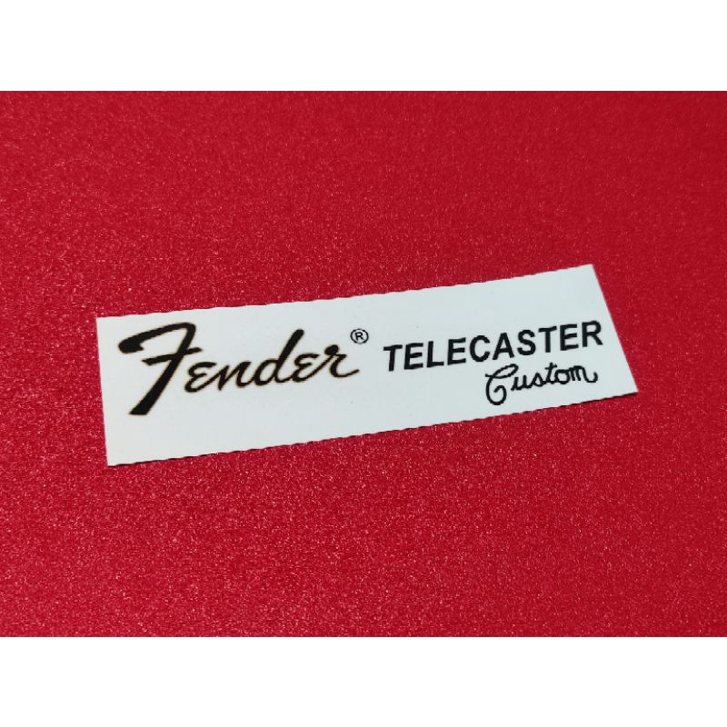 FENDER TELECASTER CUSTOM WATER DECAL WATERSLIDE GUITAR DECALS Shopee