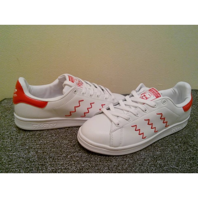 stan smith zig zag blue