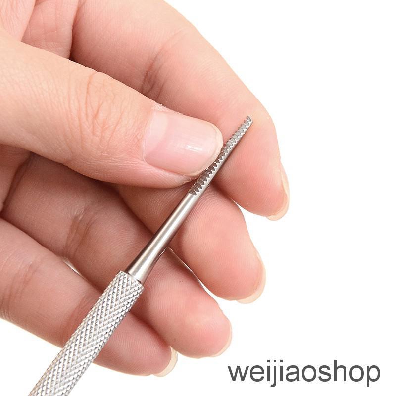 Ingrown toe nail lifter and file double ended sided pedicure stainless