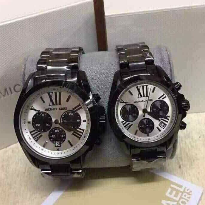 Pawnable MK Bradshaw Black White Panda Michael Kors watch | Shopee  Philippines