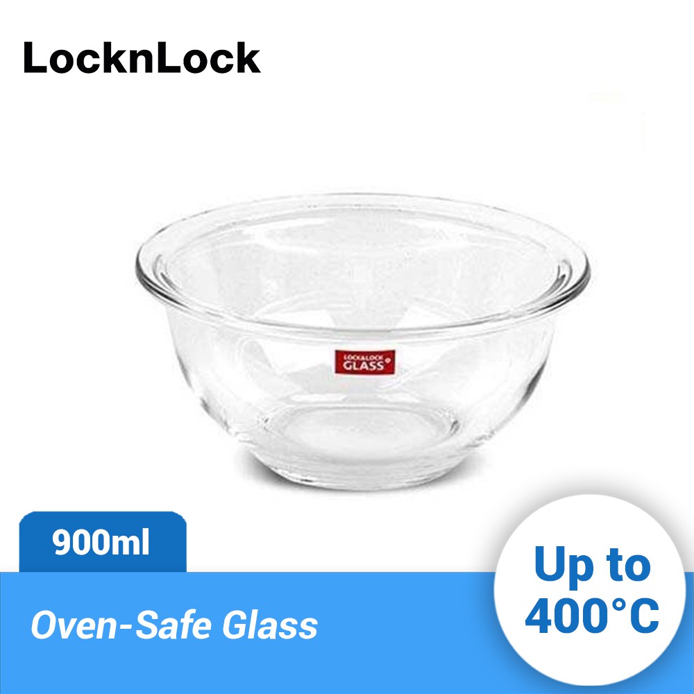 LocknLock Oven Safe Glass Mixing Bowl 900ml 15cm Shopee Philippines